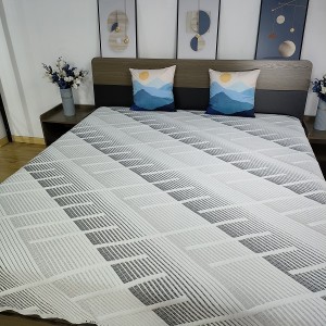 China fabricación de tecido de colchón cen por cento de tecido de poliéster colchón SOFT