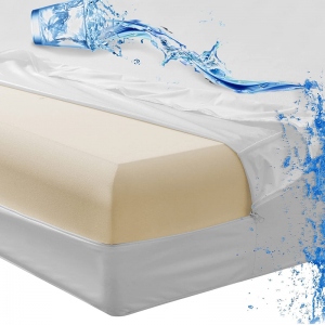 China  High Quality Cool feeling mattress fabric Manufacturers –  Waterproof Mattress Protector Zippered Twin XL Breathable Noiseless Mattress Encasement 6 sides Protection Mattress Protecto...