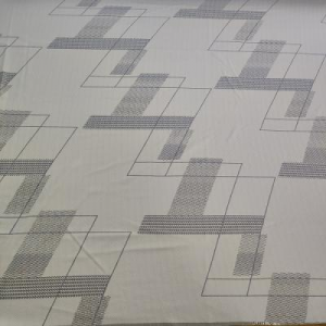 100% polyester spundet garn geometrisk madras pudebetræk af strikstof