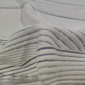 100% polyester spunnet garn geometrisk madrass stickad tyg örngott