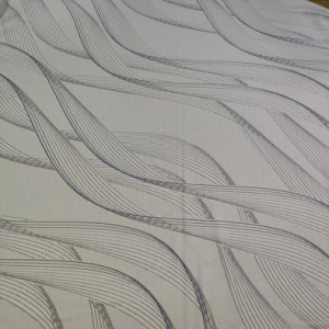 100% polyester gesponnen garen geometrische matras gebreide kussensloop