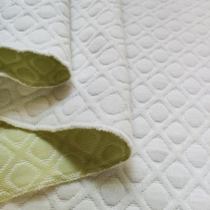 Sagte aanraking China vervaardiger gebreide 100% polyester matras rekstof