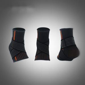 Gym Running Protection Foot Bandage Elastic Ankle Brace AS-09