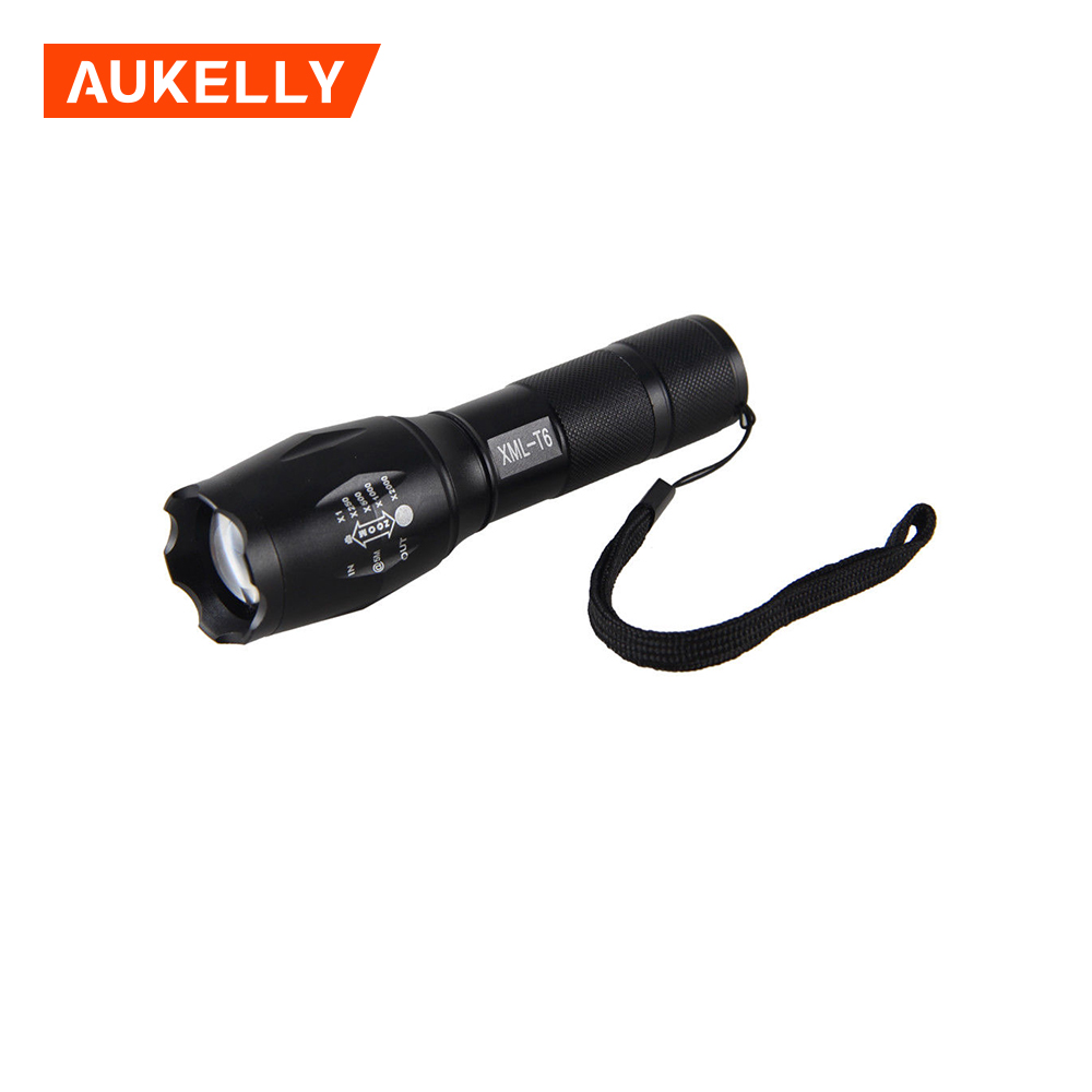 Portable 18650 Battery Lamp 800LM Charging Waterproof Hand Torch Rechargeable Built-in Battery Flashlight H8