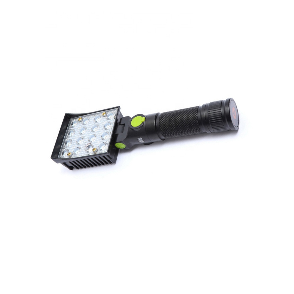 Tragbare Notfall-Autoreparatur Worklight Hand-USB-wiederaufladbarer LED-Arbeitslichtkolben Flexible Arbeitslichter mit Magnetfuß WL34