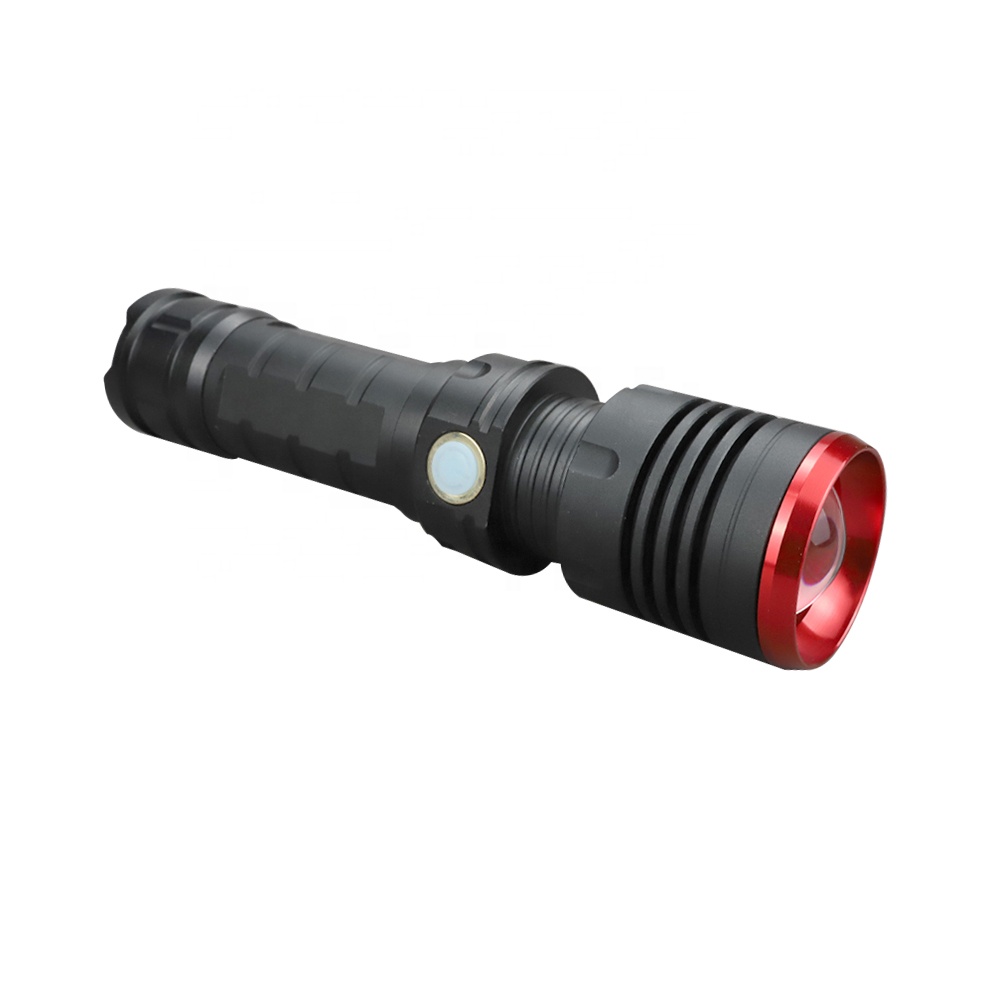 Waterproof geepas XML T6 LED Flash light 26650 Rechargeable USB Zoomable Focus 1km Torch light USB Torchlight led taschenlampe H63