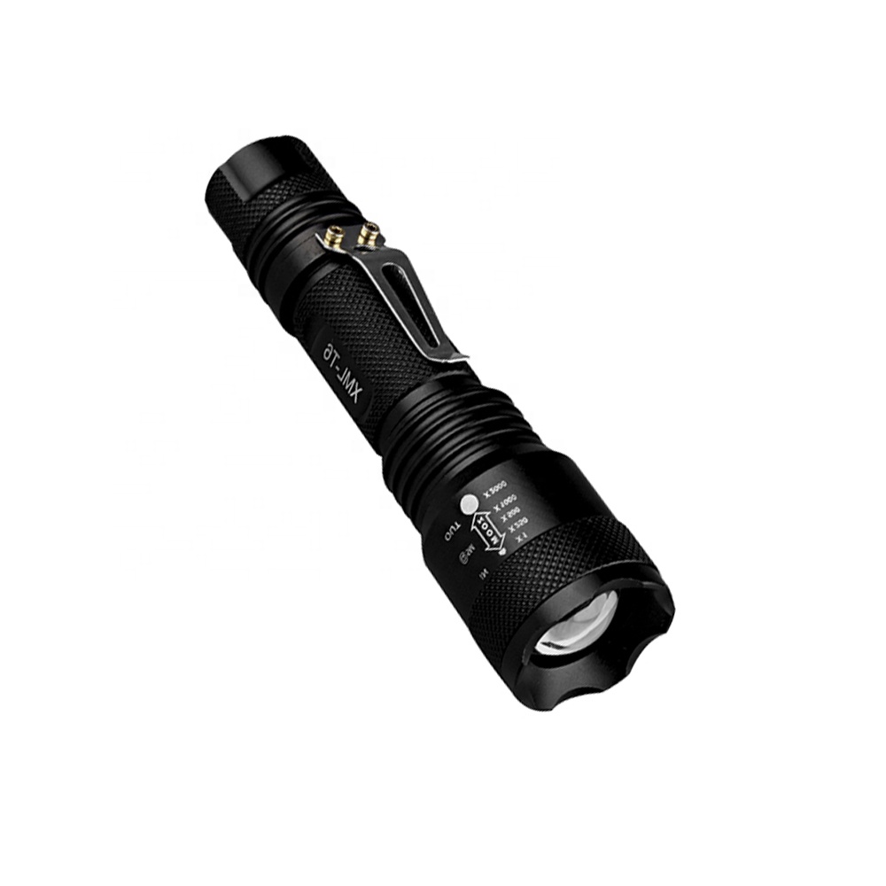 Super brightest xml T6 LED Aluminum Zoomable Waterproof Hunting Fishing Camping Torch 18650 rechargeable High Power Flashlight