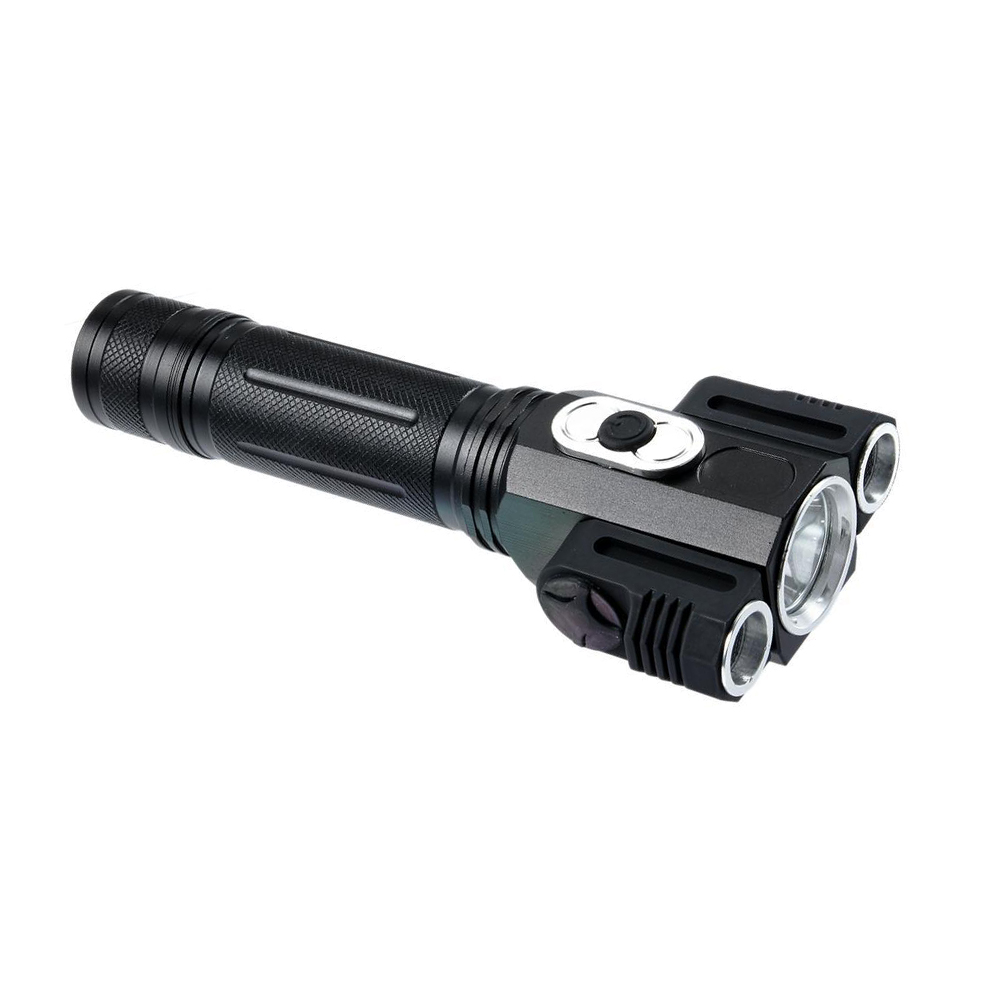 5000 Lumens Outdoor Powerful XML T6 Led 180 Degree Adjustable Magnet Linterna 18650 Camping Lanterna Fishing Rotating Flashlight