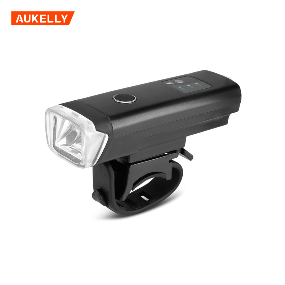 USB Rechargeable Waterproof Smart Induction MTB Cycling Front Flashlight Bicycle head Lamp Led head light Bike B31