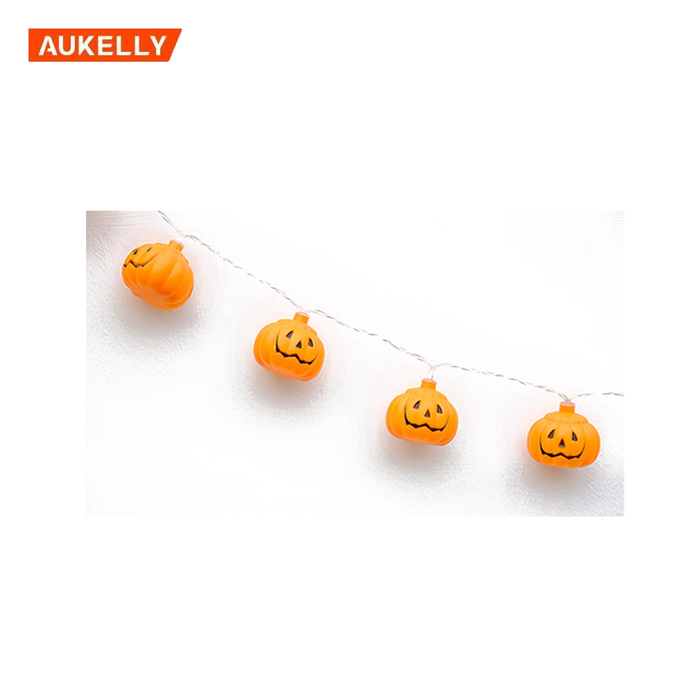 10 to 40 LED Battery Operated Halloween Pumpkin LED String Lights Halloween holiday Christmas Party Garden Decoration Lights CL24