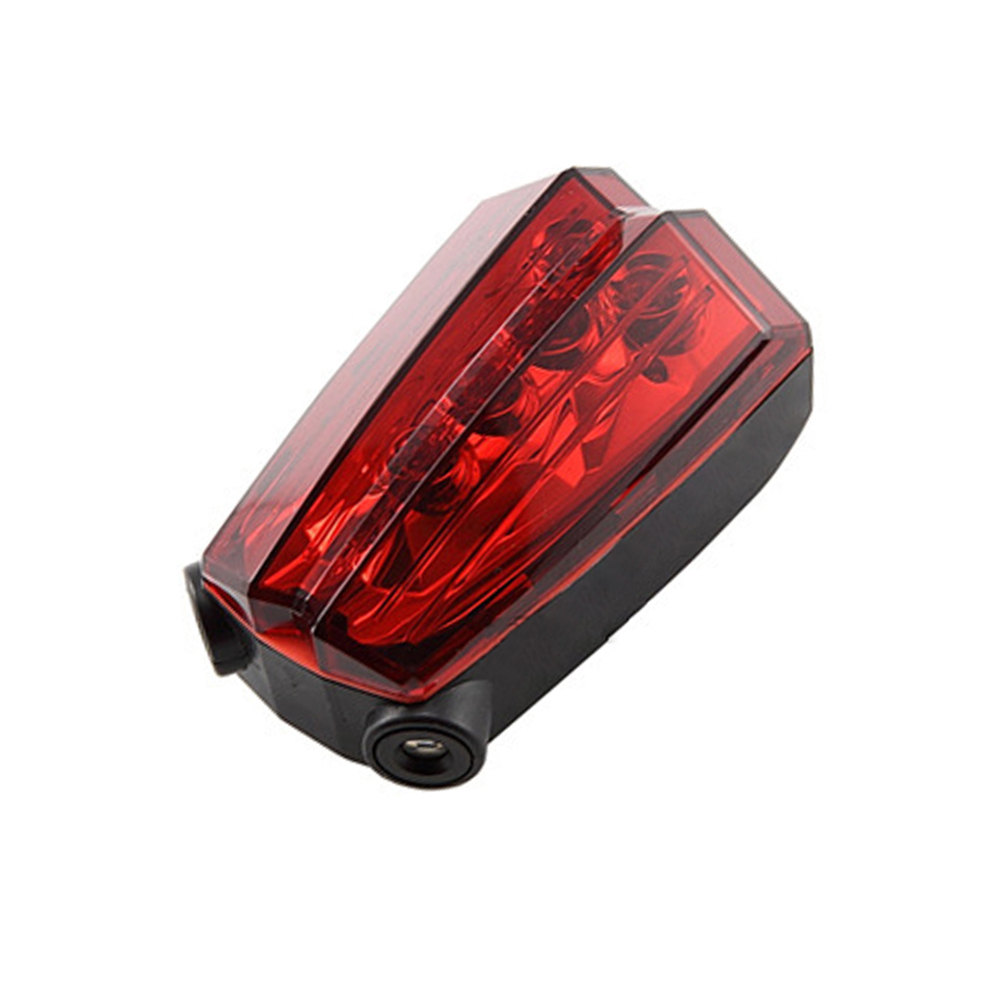 2 Laser beam LED bicycle Rear Lights 5 LED Night Mountain Safety Warning Light cycling laser tail Lamp bike projector light B102
