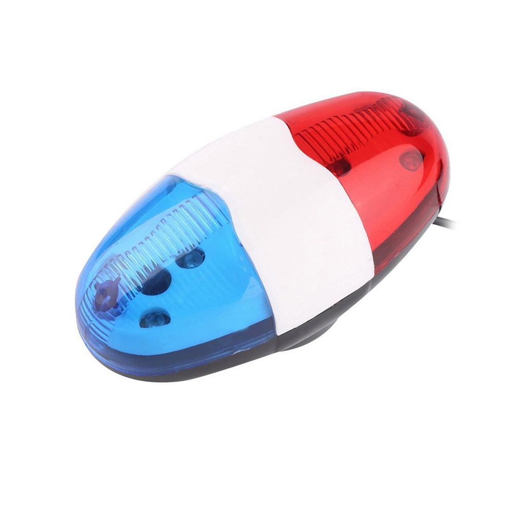 Ultra Bright ABS Bicycle Rear lamp 120db speaker Horn 6 LED Waterproof 4 Sounds Safety warning bike tail light B42
