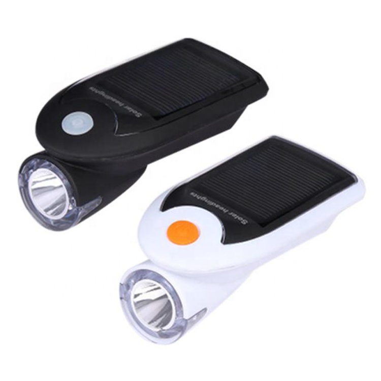 ດອກໄຟທາງໜ້າລົດຖີບແບບໝູນວຽນໄດ້ 360 ອົງສາ Dynamo LED USB Rechargeable Waterproof Cycling Headlight Solar Energy Light Bicycle Light B14