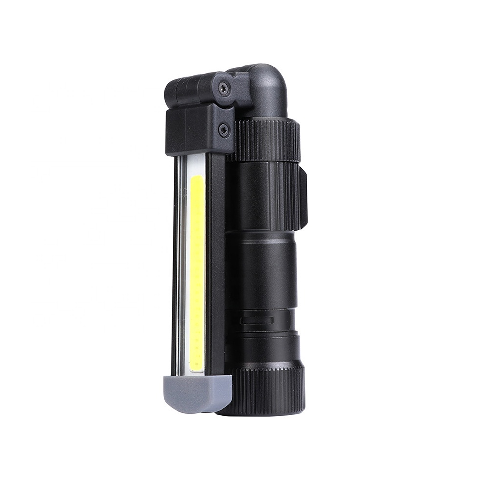 Bärbar uppladdningsbar magnetisk bas 300 Rotera Flexibel Ultra Bright COB Ficklampa Inspektionslampa Arbetsljus för bilreparation WL39