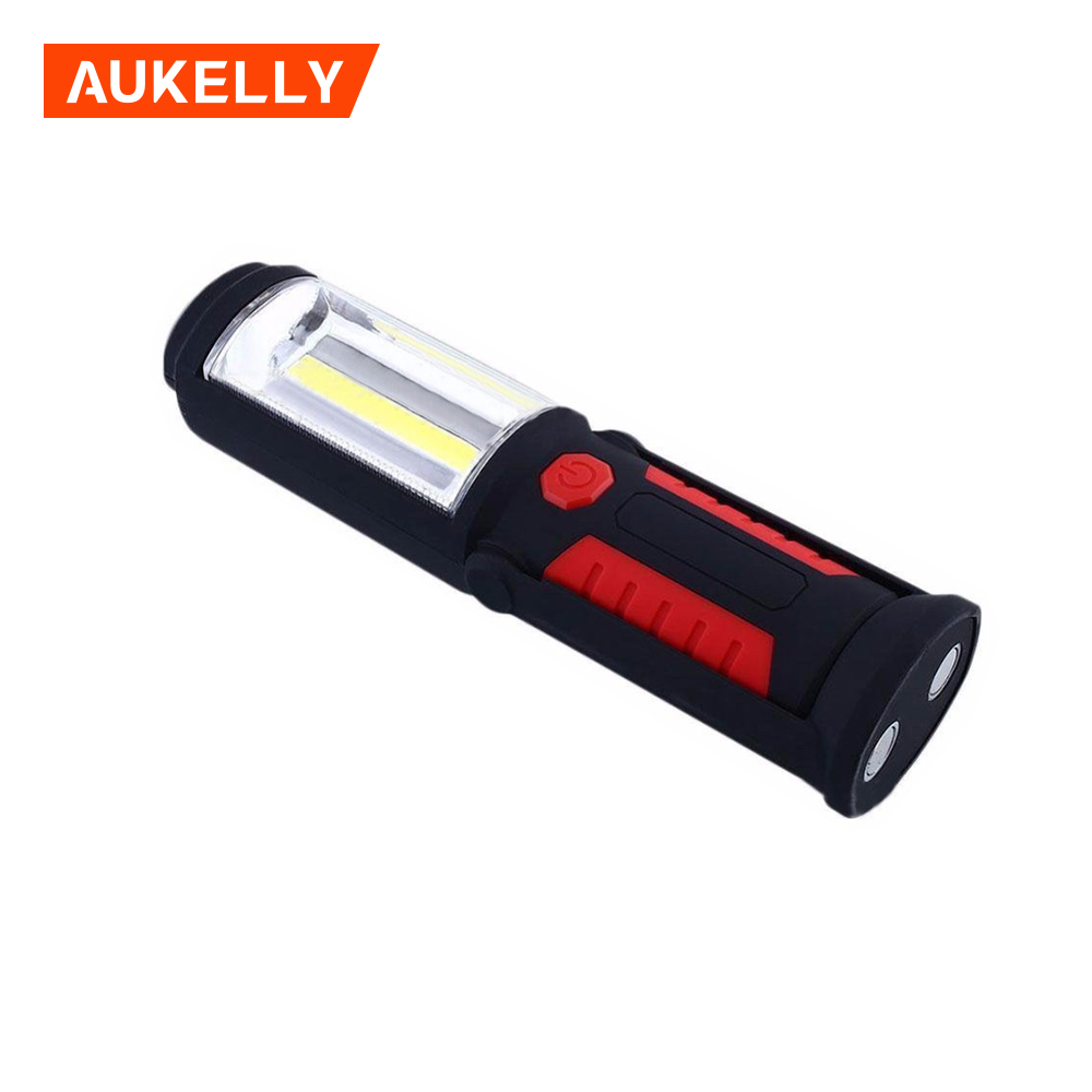 Aukelly USB Underhood led 방수 cob led 플래시 라이트 유연한 자기 작업 조명 WL11