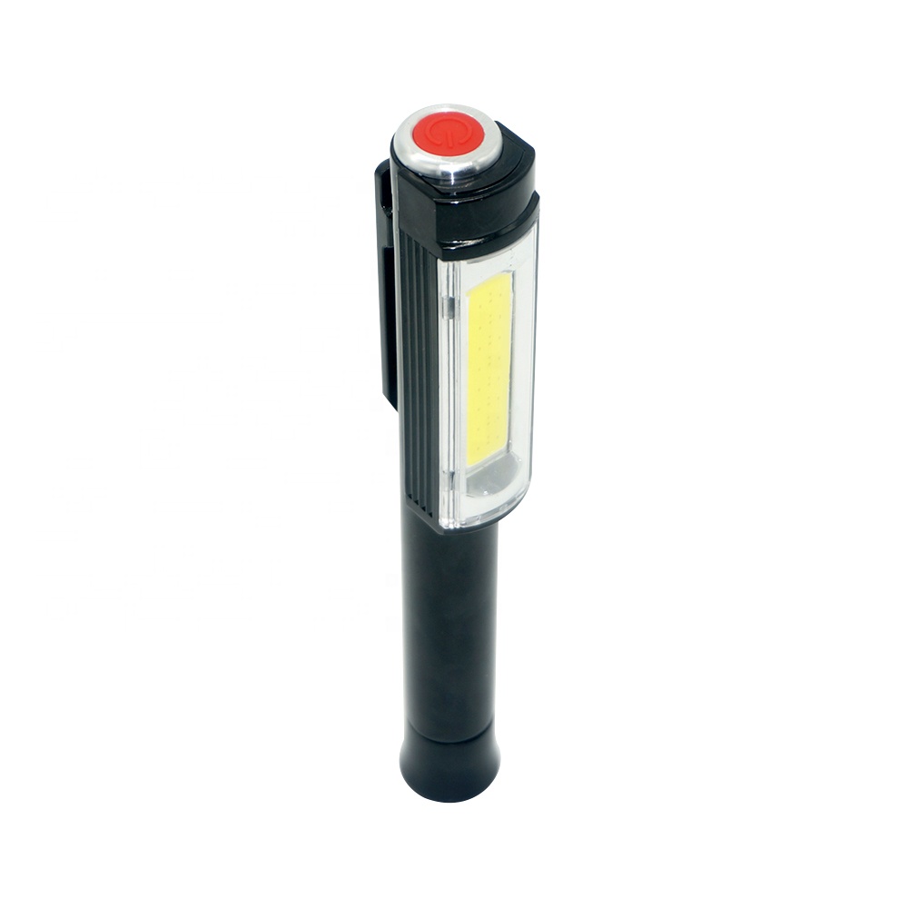 Super Bright Magnetic Handheld pocket 3 AA battery Pen flashlight 3w cob car inspection Torch 4 mode 200 lm portable work light WL1
