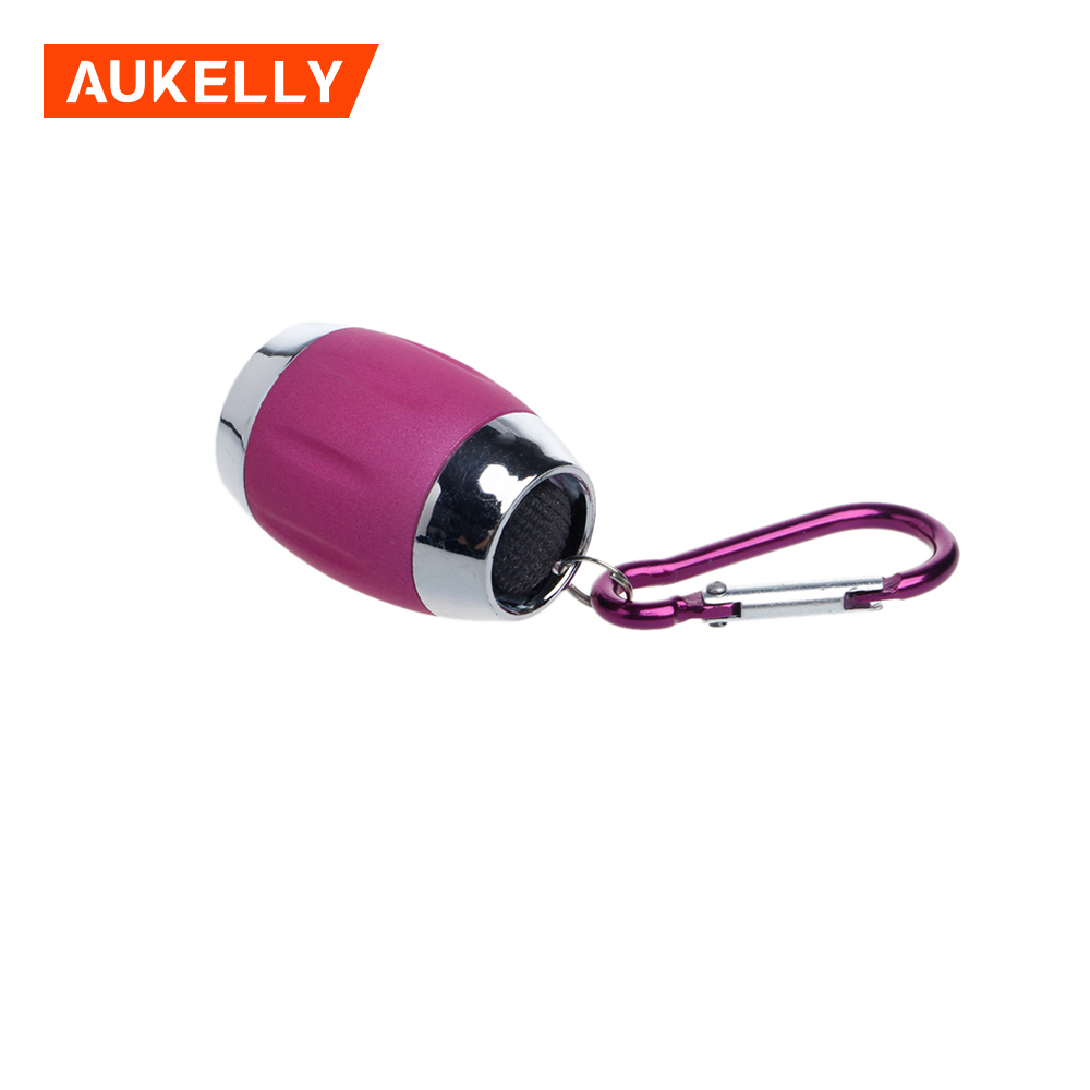 Mini Plastic COB Handy Light LED Flashlight keyring Key chain Lamp