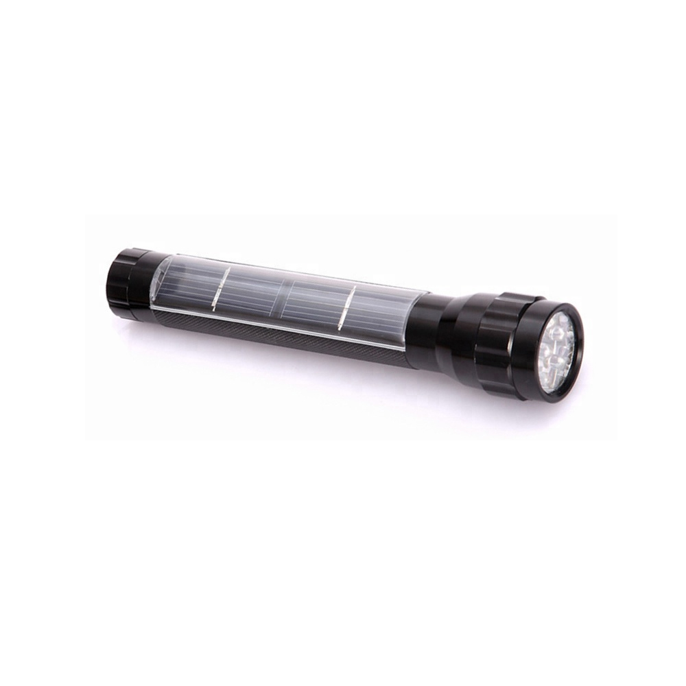 Portable Solar Power 7 LED Torch Flash Light Rechargeable Linterna LED Lampe Torche for Camping