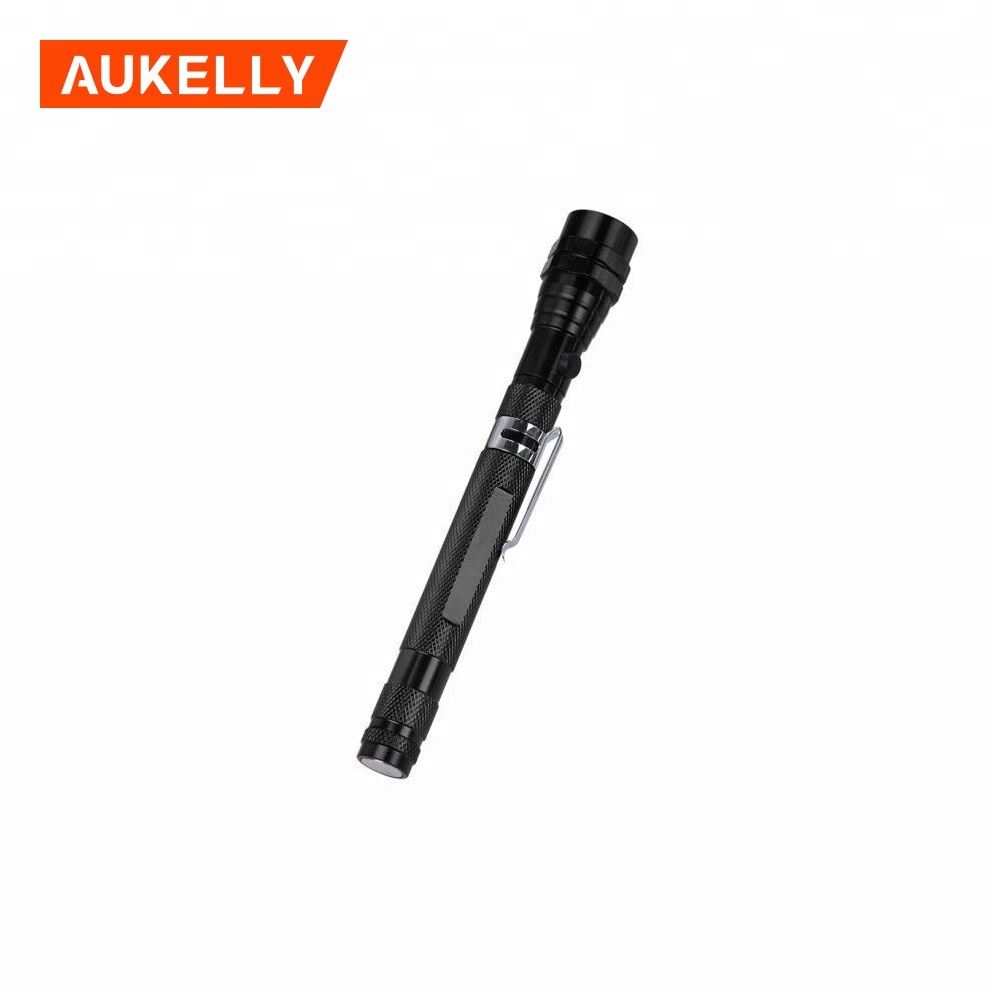 Portable 3 x LED Telescopic Flexible Extensible Led Flashlights Torch Magnetic Head Pick Up Tool Flash Light Lamp H74