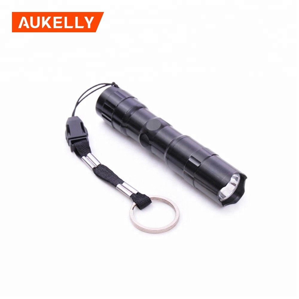LED 3 model Portable Zoom Mini Flashlight torches Adjustable Focus flash for AA or 14500 rechargeable