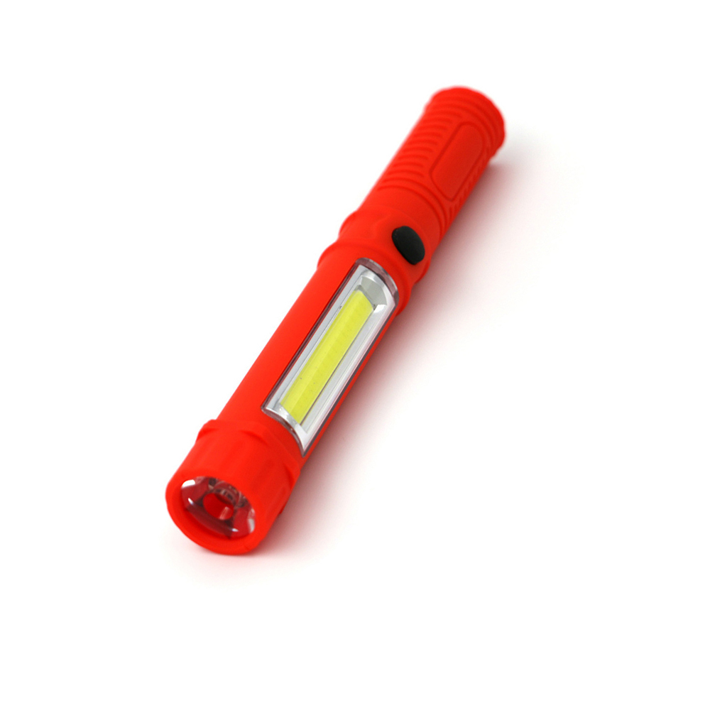 Vattentät magnetisk smal arbetsljusstång 3A batteri mini led ficklampa ficklampa Bilinspektionslampa cob bärbar led arbetslampa WL10