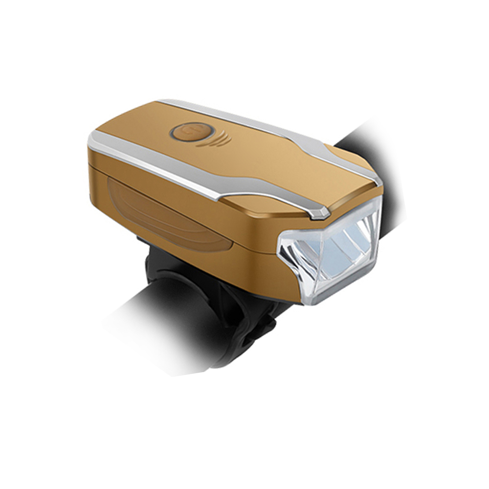 USB akumulator 350lm Bicicleta reflektor kierownica latarka 120DB głośnik alarmowy rower lampa przednia LED światło rowerowe z klaksonem B251