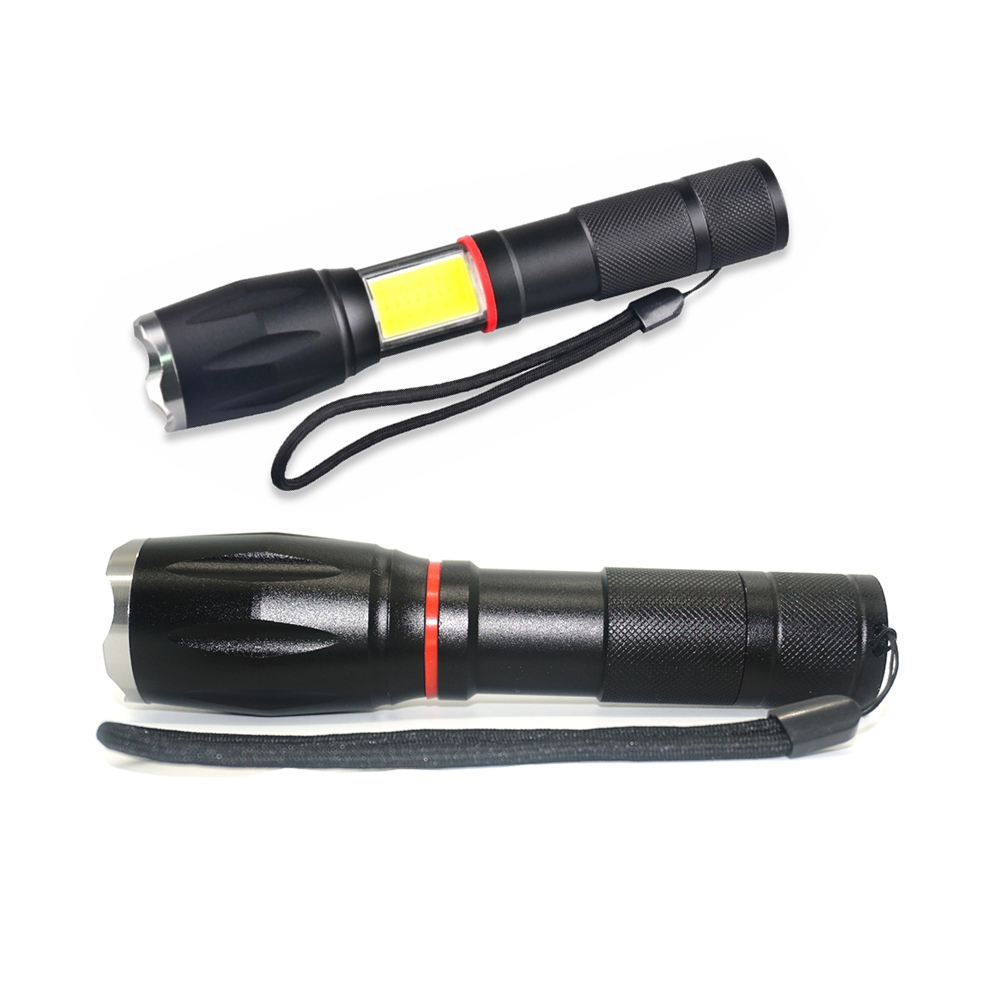 Multi Function Waterproof Aluminum Hidden Cob High Power Tactical Led Flashlight With Tail Magnet For Work Lighting