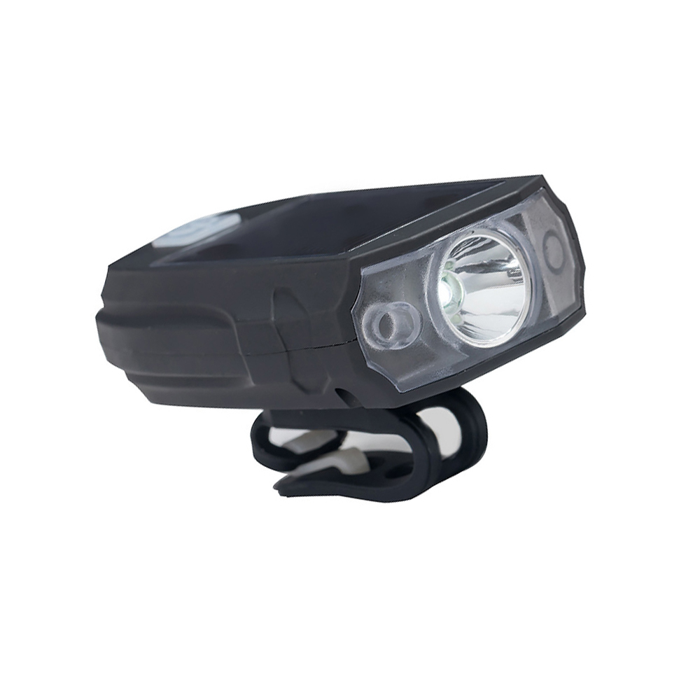 Luz delantera de bicicleta recargable por USB de 600LM, luz delantera de advertencia de seguridad duradera, lámpara de ciclismo, luz led de energía Solar para bicicleta B53