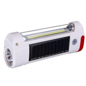 Multifunction USB COB tiny torch solar powered flashlight SF06