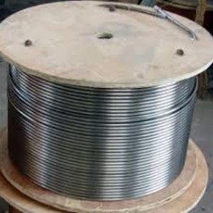 ASTM मिश्र धातु 625 7*0.5MM स्टेनलेस स्टील कोइल्ड ट्युबिङ कोइल ट्यूब चीन मूल्य