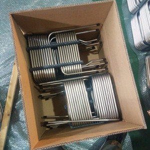 ASTM A312 Stainless vy 316L fantsona exchanger