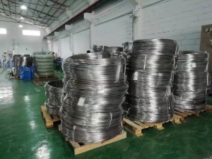 Duplex 2205 Coiled Tubing Supplier ໃນປະເທດຈີນ 6.35mm * 1.24mm,