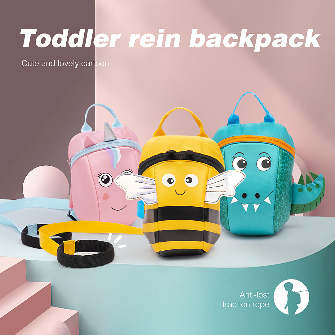 Twinkling Star|Kids anti-lost backpack|Cartoon toddler backpack