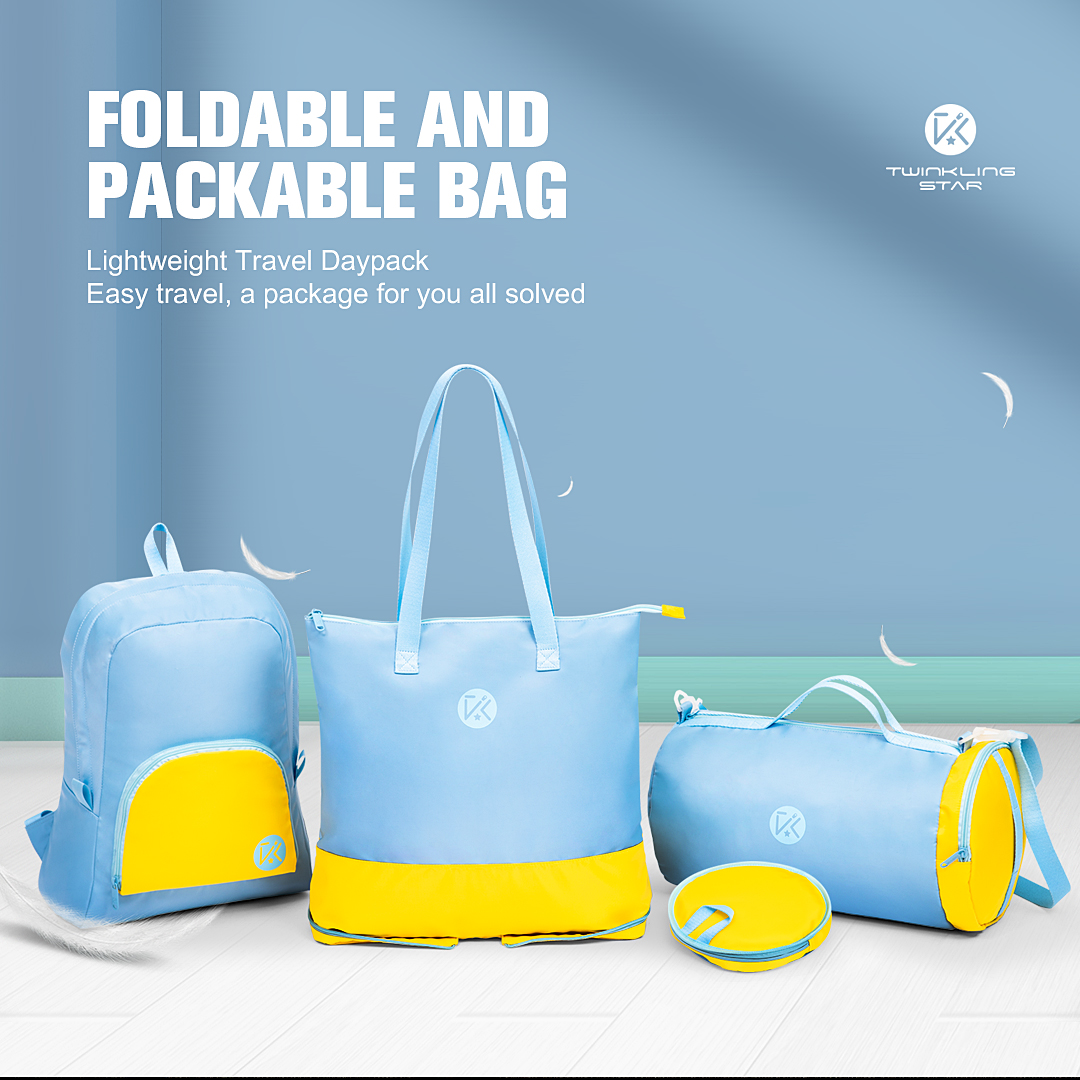 Twinkling Star| New Large Capacity Multi-Functional Folding Bags Collection ODM OEM China Bagfactory