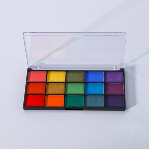 Eyeshadow Palette Professional Highly Pigmented Colorful Powder Matte Shimmer Eye Shadow ٺاھيندڙ