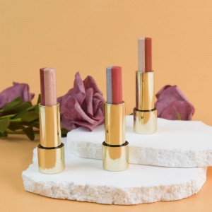 Glitter Matte Lipstick Highlighter Two-in-one Two-toned Shimmering Magnetic Lipstick Արտադրող