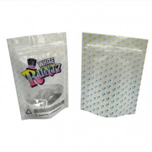 Custom Printed Runtz Packaging Mylar Ziplock Pouch Smell Proof Bags for Weed