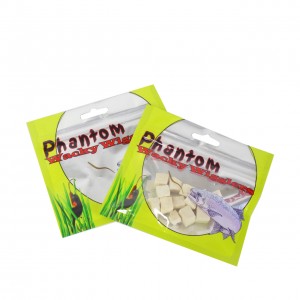 Supply OEM Flexible Packaging Flat-Bottom Pouches with Zipper Three Side Seal Bag
