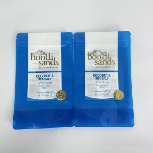 Hot-selling Flat Bottom Stand up Pouch Aluminum Foil Zip Lock Coffee Bag/ Matt Laminated Upright Food Plastic Bag