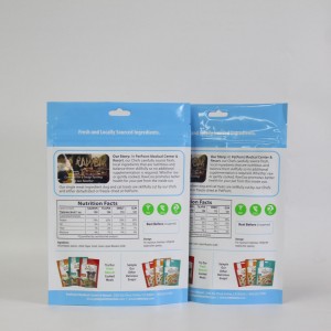 Custom Printed Resealable Stand Up Zipper Bag Pet Food Pouch With Euro Hole