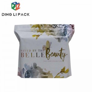 Customized Cookie Bags Suppliers –  Custom printed cosmetics makeup products makeup brush set professional packaging bag – Dingli