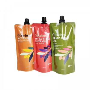 Supplier Customized Cosmetic Care/Lotion/Detergent Laminated Spout Packaging Pouch