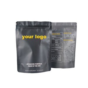 Hot-selling China Stand up Zipper Matt Background Laminated Plastic Packing Bag Frozen Sea Food Rice Coffee Tea Snack Fruit Tobacco Packaging Bag Print Your Logo Artwork