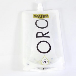 Custom Flexible Liquid Pour Spout Pouches for Cleaning Chemicals or Beverage Packaging