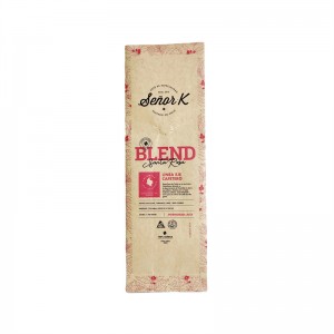 wholesale price Custom Printed Zip Lock Biodegradable Kraft Paper Flat Bottom Coffee Tea Packaging Bag