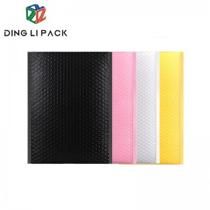 High Performance 23*34 Cm Durable Fashionable Courier for Shipping Packing OEM Factory Nude Pink Poly Bubble Mailers Bag