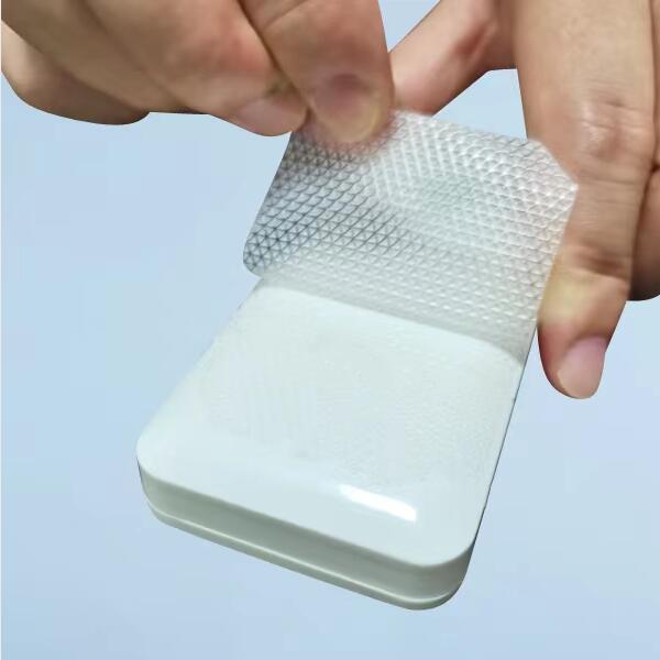 Double Sided Silicone Pressure Sensitive Adhesive Skin Patch ຮູບພາບທີ່ໂດດເດັ່ນ
