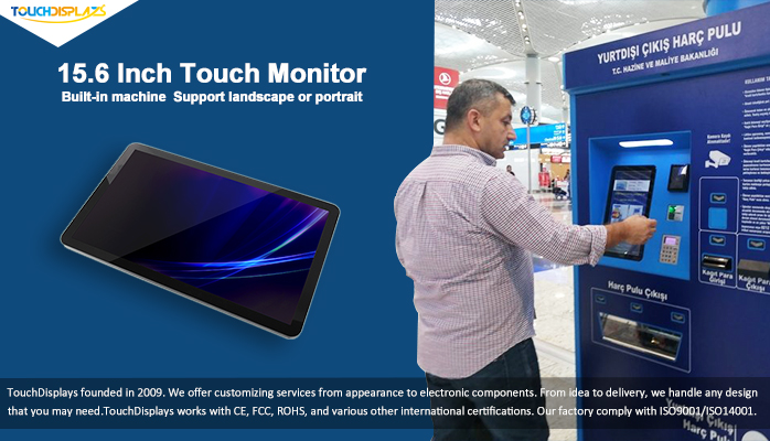 Felicitazioni!Novu Prughjettu Touch Monitor 15.6 inch in Turchia Istanbul Airport!