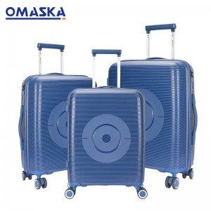 Omaska ​​ဒီဇိုင်းအသစ် စက်ဝိုင်းပုံစံ pp ခရီးဆောင်အိတ်အစုံ #80010
