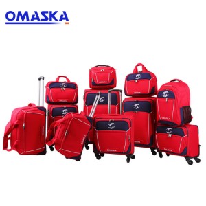 2020 nowo zaprojektowane zestawy walizek podróżnych z wieloma walizkami na zamówienie, niestandardowe nylonowe zestawy bagażowe